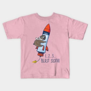 Blast Sloth Kids T-Shirt